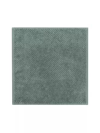 CAWÖ | Toalla de tocador Pure 30x30cm Beige | dunkelgrün